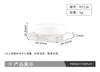 Suministros del Fabricante Botella Cuadrada Transparente de 5g Material de Empaque Plástico Caja para Sombra de Ojos Cosméticos y Producto para el Cuidado de la Piel Caja de Muestra de Empaque