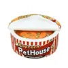 Nido para Gatos para Abrigo Invernal, Nido para Gatos Popcorn de Moda, Nido Desmontable Tipo Cubo de Fideos Instantáneos, Nido para Gatos para Protección contra Heladas y Calor