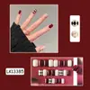 Nuevos Parches de Uñas Portátiles Otoño e Invierno, Nuevos Parches de Uñas Postizas, Parches de Uñas Xiaohongshu, Uñas Artísticas Terminadas Portátiles al por Mayor