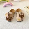 Chinelos Birkenstock de Desenho Animado Fofos para Meninas, Uso Externo, Novidade Primavera 2025 Estilo Preguiçoso Birkenstock Chinelos Fechados de Solado Grosso