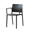 Silla de Comedor Popular de Internet Beishi para Ins Hogar Respaldo Tienda de Té con Leche Silla de Plástico Engrosado Reposabrazos Silla de Negociación Sencilla Casual