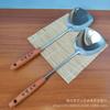 Espátula de cozinha com cabo de madeira redondo e não magnético, utensílios de cozinha, espátula de cozinha, pá de aço inoxidável, colher Lin Yuyang