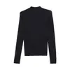 M FIVE 2026 Otoño 23 de Septiembre Shisanhang Nuevo Producto Suéter Base de Punto Fino de Canalé Cuello Alto 0603