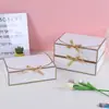 Cajas de Regalo con Listón Transfronterizas, Cajas de Empaque para Recuerdos de Boda, Cajas de Papel para Dulces de Boda, Cajas de Regalo de Navidad, Cajas de Regalo de Cumpleaños, En Stock