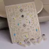 Adesivos de Manicure Bronzant Francês Linhas Simples Alto Padrão Irregular Exquisite Adesivo Decoração para Unhas Atacado