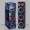 Caixa de Som Bluetooth MT-1289 12 polegadas 3 Alto-falantes Microfone Sem Fio Luzes RGB Portátil para Exterior Caixa de Som para Dança Quadrada Controle Remoto
