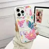 Adecuado para Funda Magnética de Teléfono Apple 17 2 en 1 iPhone 18 Promax Flor Hoja Verde Agujero Grande Cubierta Protectora 16