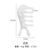 Peine Masajeador del Cuero Cabelludo, Peine de Dientes Anchos Meridianos, Universal para Terapia Capilar y Corporal Completa, de Cinco Dientes, de Seis Dientes, Resina, Estilo Chino, Herramienta de Cuidado de la Salud Fabricante