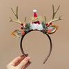 Bonita diadema de oso de peluche, regalo navideño, diadema, decoración navideña, tarjeta para el cabello, joyería con foto, accesorios para el cabello para mujeres