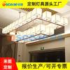 Iluminación personalizada de ingeniería no estándar para hoteles, villas, clubes, restaurantes, departamentos de ventas de restaurantes, duchas para pies, salones de banquetes, lámparas de araña LED