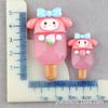 Accesorios de Resina que Brillan en la Oscuridad de Helado, Accesorios para el Cabello Kuromi Sanrio, Accesorios para el Cabello de Helado, Pegamento de Crema Casero para DIY