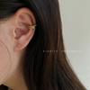 Clip de oreja de estilo retro con personalidad semicircular tipo C, sin perforaciones, estilo simple, estilo frío, súper hada genial