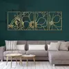 Nuevo producto transfronterizo: Arte de Pared de Hierro Forjado, Decoración de Pared para el Hogar, Colgante de Pared de Metal, Pintura Decorativa Creativa de Pared como se Muestra en la Imagen
