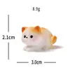 Figuritas creativas de gatitos simulados en miniatura para micropaísajes, accesorios decorativos DIY, mini adornos para escritorio del hogar