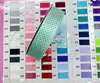 Cinta de lunares de 25 mm para envolver regalos, atar pasteles, materiales para accesorios de cabello DIY, poliéster, en stock, venta al por mayor, múltiples colores