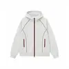 Sudadera con Capucha Hassu Line de Bloques de Color para Hombre, Chaqueta Deportiva con Cremallera Nueva Otoño 2026, Top Universitario Patchwork Deconstruido
