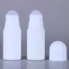 Fabricantes fornecem frasco plástico de 50ml com roll-on, frasco para embalagem de líquidos, frasco com esfera plástica, frasco roll-on para desodorante e antitranspirante