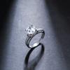 Anillo de circonita con microincrustaciones de viento para mujer, joyería europea y americana, anillo de boda de moda, regalo de Joker, joyería al por mayor