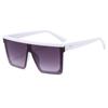 Nuevas gafas de sol cuadradas de alta gama para hombres y mujeres, gafas de sol polarizadas de una sola pieza de estilo europeo y americano, gafas transfronterizas