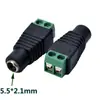 Conector de alimentación para cámara de vigilancia sin soldadura DC5.5 * 2.1mm interfaz 5.5*2.1 adaptador DC