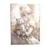Novo Vestido de Casamento Branco Menina Bonita Livro de Colorir Colorido 16K Anime de Aparência Elegante Caderno Menina de Desenho Diário de Mão