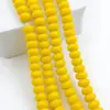 Pulsera de cuentas de ábaco 5*8mm al por mayor accesorios de cuentas sueltas material de cuentas materia prima no se decolora vidrio de cristal hecho a mano DIY