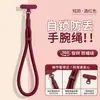Correa de muñeca corta para teléfonos móviles con almohadilla, ant pèrdida, hebilla autoblocante ajustable, correa colgante portátil con rotación de 360 grados para evitar enredos