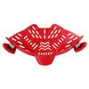 2023 nuevo diseño original escurridor de silicona para olla, escurridor lateral, fideos, verduras, frutas, anti-derrame, filtro de agua