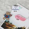 Broche de Dibujos Animados de Acrílico Estilo K Insignia de Oso Lindo Ropa para Estudiantes Femeninas Bolso Colgante Pequeño Pin Joyería