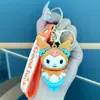 Chaveiro super fofo novo do desenho animado Kulomi japonês, boneca tridimensional, pingente Melody, pequenos enfeites para chave de carro, bolsa