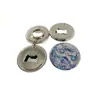 Abrebotellas de 58 mm Material Magnético Multifuncional Tarjeta para Botella de Cerveza Llavero Insignia de Hojalata Consumibles para Máquina