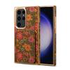 Denior Es Adecuado para Samsung S24Ultra Funda para Teléfono Móvil Lenguaje de las Flores S23 Funda Protectora para Teléfono Móvil Soporte Anticaídas S24
