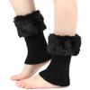 Calcetines de Punto Transfronterizos Cortos con Doblez Cubrepiernas Mao Mao Otoño e Invierno Cálidos de Punto Lana Cubrebotas Navidad Cubrepantorrilla