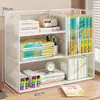 Estantería de Escritorio Estante de Almacenamiento de Libros Ilustrados Infantiles Soporte para Libros de Escritorio para Bebés Organizador de Libros Simple Estantería Gadget