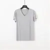 Camiseta Blanca Pura de Manga Corta para Hombre para Trabajo de Verano, Camiseta Básica de Media Manga, Camiseta Ajustada Social para Fitness Delgado