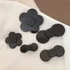 Presilha de Cabelo de Acetato Estilo Coreano com Laço Floral Feito à Mão, Presilha Lateral para Franja, Presilha Bico de Pato de Alta Qualidade, Acessório de Cabelo Versátil