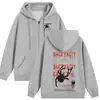 Sudadera con capucha y cremallera de rizo de primavera 300g para pareja Camiseta Publicitaria Juvenil Uniforme de Grupo Cardigan Superior Estampado Bordado