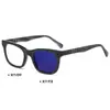 Gafas planas europeas y americanas de color cambiante transfronterizas, gafas de acetato de moda con filtro de luz azul, doble uso para interiores y exteriores, gafas protectoras sin graduación