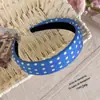 Diadema Ancha de Lunares Color Dopamina, Simple y Versátil, Linda Diadema para Lavarse la Cara, Diadema Alta, Accesorio para el Cabello