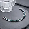 Pulsera de Acero de Titanio para Hombre, Popular en Europa y América Transfronteriza, Joyería de Moda Hip-Hop con Personalidad, Accesorios de Alta Gama Versátiles y Modernos para Mujer