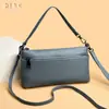 Bolso Cruzado de Cuero Genuino Denk para Mujer 2026 Moderno Casual de Gran Capacidad Tipo Cubo Piel de Vaca de Primera Capa Bolso de Hombro Cruzado
