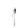 Cubiertos Western Elegantes de Acero Inoxidable 304 para Hoteles y Uso Doméstico, Engrosados, Cuchillo para Bistec con Patrón de Diamante de Alto Valor, Tenedor, Cuchara y Cuchara para Servir