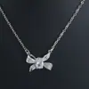 Popular Collar con Anillo, Set de Colgantes de Nicho, ¡Hermoso y Lujoso con Lazo! Mariposa Popular Diseñada