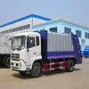 Fabricantes de Caminhão Compactador de Lixo Dongfeng Tianjin 12 Metros Cúbicos Fornecem Caminhão de Lixo Compactado de 10 Toneladas Configuração Preço Alto Baixo
