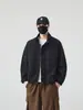 Chaqueta de Hombre para Primavera y Otoño con Cuello Alto Tendencia Versátil Abrigo de Trabajo Top Casual Simple Elegante