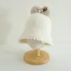 Chapéu de Inverno Infantil Novo à Prova de Vento Quente Lã Tricotado Outdoor À Prova de Frio Forrado com Fleece Espessado Novo Chapéu de Puxar