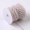 Cadena de cobre con perlas hecha a mano, accesorios para el cabello, pendientes, cadena de cuentas, borla, accesorios antiguos para el cabello