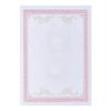 Nuevo certificado de premio de núcleo interno europeo dorado A4 en blanco, página interior de papel offset de 150 g, papel de carta de nombramiento, certificado de honor cx