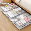 Manta Plegable Transparente No Tejida Ropa Colcha Juguete Bolsa Organizadora a Prueba de Polvo de Gran Capacidad Bolsa Plegable Plana