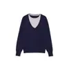 Para Comércio Exterior Transfronteiriço Europeu e Americano Roupas Femininas Aliexpress Mais Vendidas Outono Simples Versátil Gola Redonda Malha Top